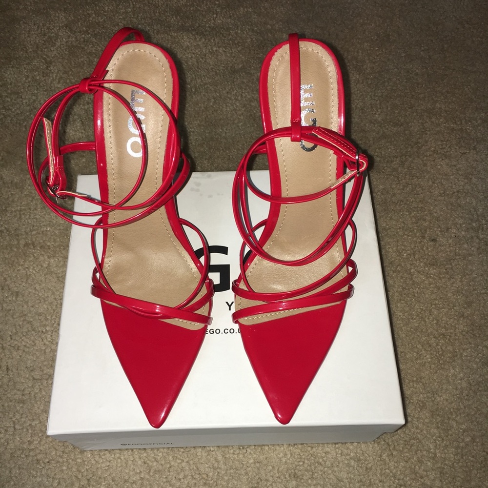 Ego Official - Kaia pointed barely there heel